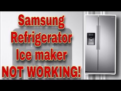 How to Fix Samsung Refrigerator Not Making Any Ice | Model Number RS25J500DSR/AA