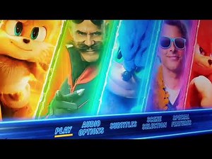 Sonic Movie Trilogy DVD Menus (2020-2024)