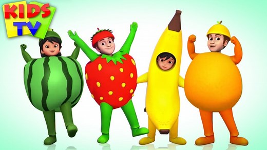 Fruits Song, Learn Fruits For Kids - Nursery Rhymes & Songs For Babies