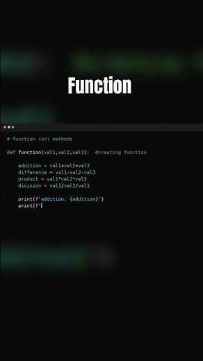 function in #python
