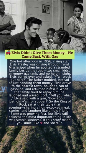 🚗 Elvis Didn’t Give Them Money—He Came Back With Gas
