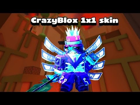 How to get the "CrazyBlox" 1x1 Skin | Roblox Forsaken