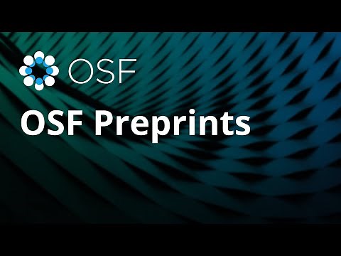 OSF Preprints