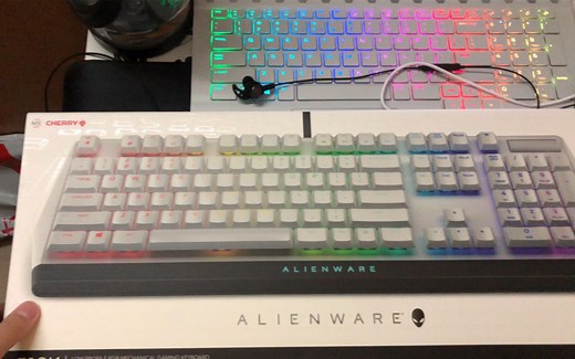 外星人510K键盘开箱