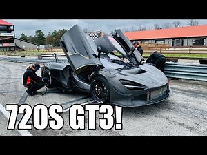 Testing The McLaren 720S GT3 Racecar | Compass Racing
