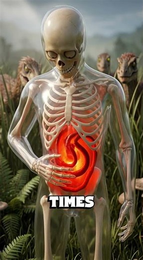 The Terrifying Truth About the Dinosaur Age 🦕 #shorts #skeleton #whatif #3danimation #dinosaurs