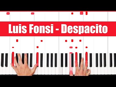 Despacito Piano - How to Play Luis Fonsi Despacito Piano Tutorial! (Easy Chords)