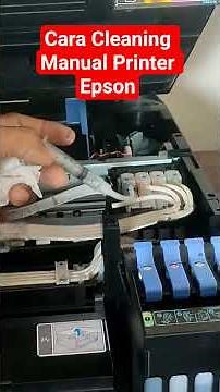 cara head cleaning manual printer epson