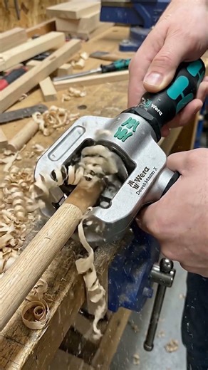 Wera DowelMaster X 🔥 Perfect Wood Dowels in Seconds! #tools #woodworking