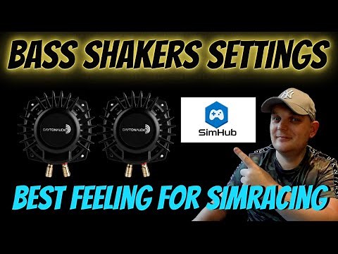 Best Bass Shaker Settings For Sim Racing - Using Simhub