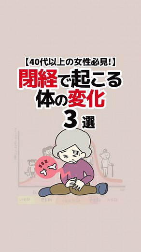 閉経で起こる体の変化3選と対策