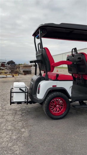 New Custom 2025 Denago Rover XL 4 Four Forward Facing 48V Lithium Electric White Golf Cart St Legal