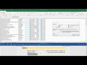MOS EXCEL 2016 PROJET 3