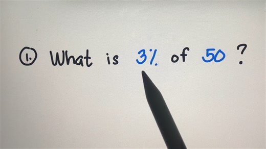 50K views · 430 reactions | Percentage: What is 3% of 50? | Philippine Review Center | Facebook