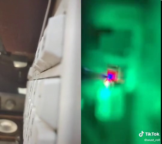 Close-Up of Mechanical Keyboard with Red Backlight