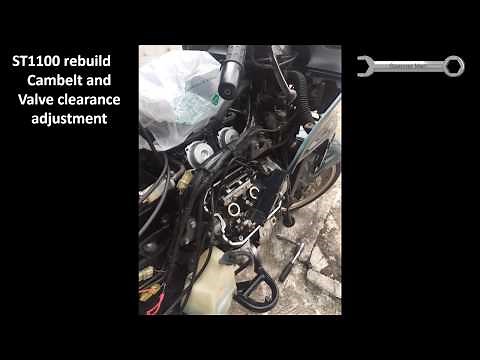 Honda Pan European ST1100 Rebuild (1/4) Cam-belt and Valve clearance adjustment