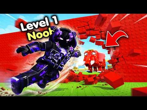 Starting Over as NOOB with OP SECRET in Get STRONG For Brainrots! (Roblox)