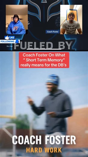 FueledByKraft ⚡️ on Instagram: "In the context of the sport, “short-term memory” means being able to mentally forget a play immediately after it’s over good or bad so it doesn’t affect your performance on the very next play. S/o @coach1foster for coming on and chopping it up 💪🏽 #collegefootball #football #fueledbykraft #denfensiveback"