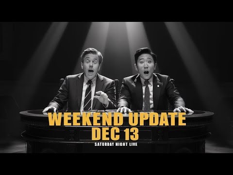 Weekend Update Full Segment | SNL Dec 13, 2025 | Colin Jost & Michael Che Highlights