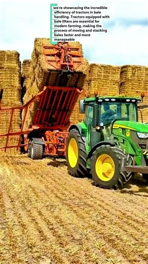 Bale Handling: Efficiency in Modern Farming with Tractors