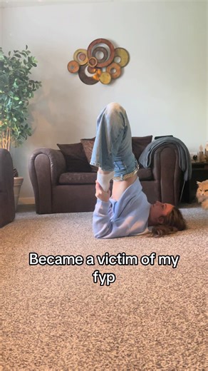 My cats actually so done with my shi😭 #yogapose #yoga #fyp #challenge #yogachallchallenge