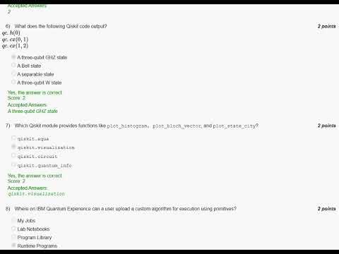 NPTEL – Introduction to Quantum Computing: Quantum Algorithms and Qiskit | QUIZ