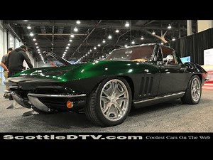 1966 Chevrolet Corvette Pro Touring Hot Rod Restomod Ryan's Rod & Kustom 2022 SEMA Show Las Vegas NV