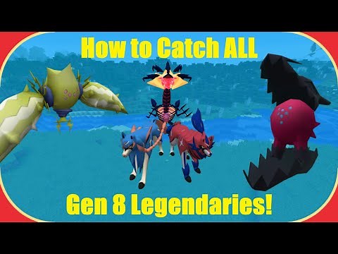 How to Catch Every Gen 8 Legendary in Pixelmon! (ALL Forms)
