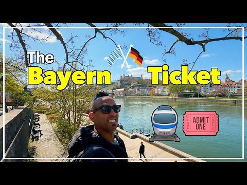 How to use the Bavarian Ticket (Bayern Pass) 1st Class Regional Train: Weiherhammer-Würzburg Germany