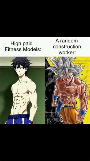 fitness model vs construction worker