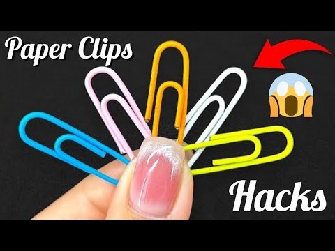 4 Amazing paper clips hack✨😱 /Paper Clips 🖇️Hacks /life hacked /PaperClips#diy#craft #hack#paperclip