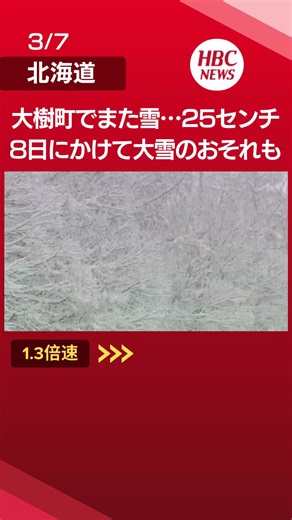 【北海道】「かなりきつい。まさかこの時期に…」大樹町で12時間降雪量25センチ 8日にかけて大雪や猛吹雪のおそれ #TikTokでニュース #大樹町 #雪