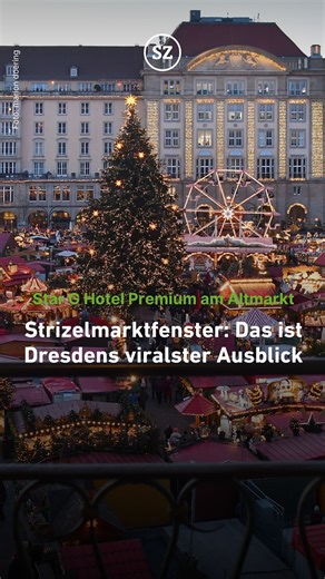 Sächsische Zeitung on Instagram: "Der Striezelmarkt in Dresden ist ein Magnet für Influencer. Gerade ein Fenster mit perfektem Blick am Altmarkt sorgt für einen regelrechten Hype. Wie das Hotel diesen sogar noch befördert hat, erfahrt ihr unter saechsische.de/instagram. Videos: Juliane Just Schnitt und Voicover: Angelina Sortino #Striezelmarkt"