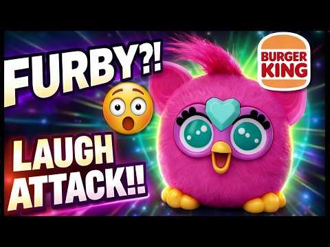 FURBY Laugh Attack UNBOXING 🔥 Burger King x Hasbro Exclusive – Full Close-Up Reveal
