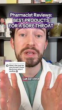 THE BEST SORE THROAT REMEDIES from a Pharmacist that you can get over the counter #sorethroatrelief