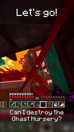 I Found the GHAST NURSERY Nether Structure #minecraft #datapack #letsplay