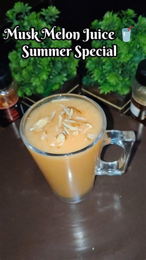 Refreshing Musk Melon Juice 🍈 | Summer Special Kharbuja Juice Recipe | Healthy & Cooling #shorts