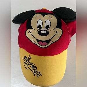 Disney Mickey Mouse Red and Yellow Kids Cap