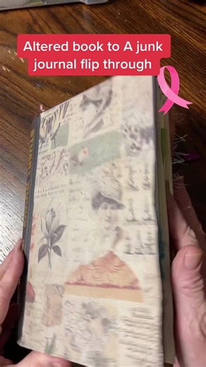 Proceso de creación de un Junk Journal con libros alterados