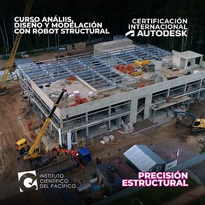 Mayor información📱: https://bit.ly/459VWW0 Curso Análisis, Diseño y Modelación con Robot Structural 📌 ¿Qué aprenderás? ✅ Dominio completo de Robot Structural Analysis para modelar, analizar y diseñar estructuras de concreto y acero. ✅ Aplicación de normativas internacionales (ACI 318-14, ANSI/AISC 360, E.030) en el diseño estructural. ✅ Análisis dinámico modal, sísmico y no lineal en estructuras complejas. ✅ Modelado de estructuras especiales como muros de contención, tanques de agua y puentes