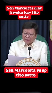 Bwelta ni sen Marcoleta kay sotto | Azares Azares
