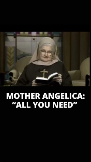 Mother Angelica is famous for saying, “Where most men work for degrees after their names, we work for one before our names: ‘St.’ It’s a much more difficult degree to attain. It takes a lifetime, and you don’t get your diploma until you’re dead.” So true! We are not called to gain honors and distinctions on this earth – but to be HOLY. Easier said than done, but it’s our call. EWTN Foundress Mother Angelica regularly reminded viewers of this, and of God’s unending mercy and love – for YOU, yes, 