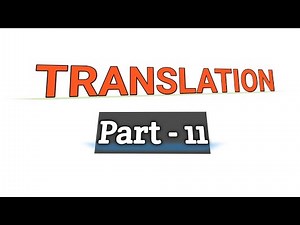 TRANSLATION Part 11 (Kinetic proofreading or codon anticodon mismatching during translation)