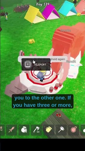 99 Nights Tips Day 88 - How Teleporters Work in Under 30 Seconds #99nightintheforest #roblox