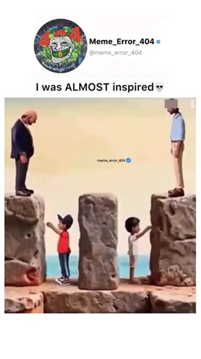MEME_ERROR_404 on Instagram: "Reality hit him way too hard! 💀😭 This video sets you up for a classic motivational lesson about how knowledge is power. The kid uses his stack of books to build a boat and escape, looking proud of his hard work. But the ending completely ruins the inspirational vibe when he sails right next to the rich guy’s massive luxury yacht. The disappointment on his face when he realizes his book-boat can't compete with money is absolutely brutal! . Follow @meme__error__404 