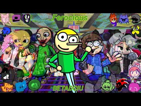 Ferocious But Every Turn a Different Character sings it (FNF BETADCIU)
