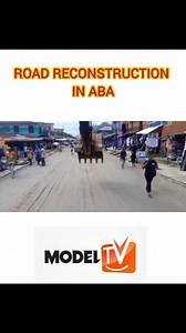 Video: Why do roads don't last in Aba After construction, meanwhile check out the ongoing road construction in Aba. #Modeltv #modeltv #nigerwar #AbiaState #nigeria #viralvideos #Modeltv #newabia #reelsviral #NigeriaNews #Niger #viral | MODEL TV