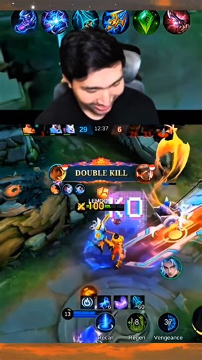 Lemon coba main Gatotkaca full damage lagi di exp lane ternyata masih enak dan sakit banget guys silahkan dicoba sendiri #MLBB #rrqlemon #tutorial #gatotkaca | Guruh AE