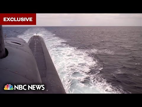 Exclusive access during a U.S. Navy submarine's nuclear missile test