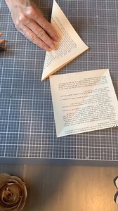 Here is the Book Page Rose Tutorial I promised. I hope you find it helpful and that you try to make some of your own! Let me know if you have any questions or need any help 🥰 | Hearts & Halos Designs by Sherry